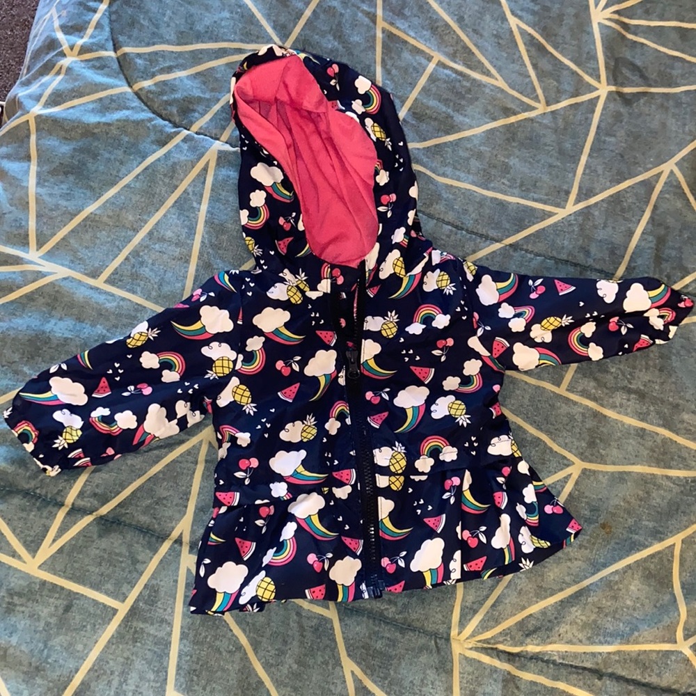 Baby girl bomber jacket size 0-3 months